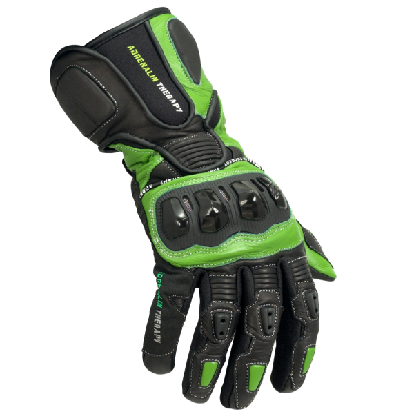 Broken Head Motorcycle Gloves Adrenalin Therapy black-green F2