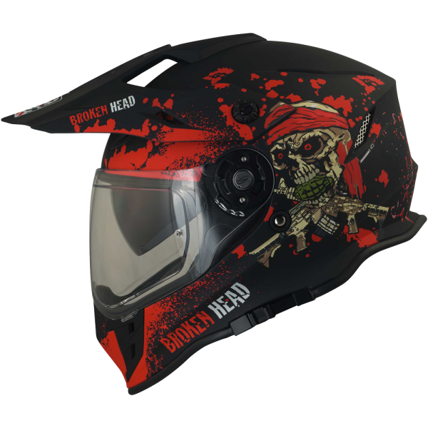 Broken Head Enduro Helmet Jack S. VX2 Red