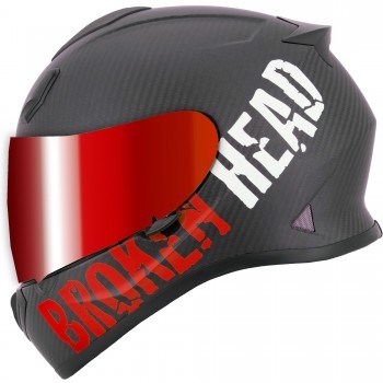 Broken Head BeProud Carbon Rot Limited Edition + Rot Verspiegeltes Visier