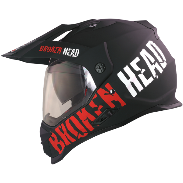 Broken Head Enduro helmet Made2Rebel red