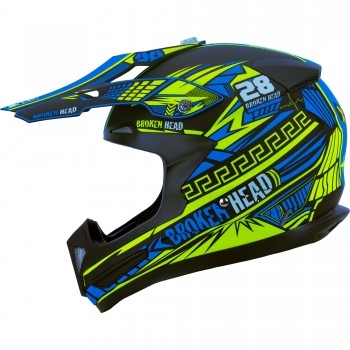 Broken Head Division MX - Motocrosshelm & Supermoto-Helm