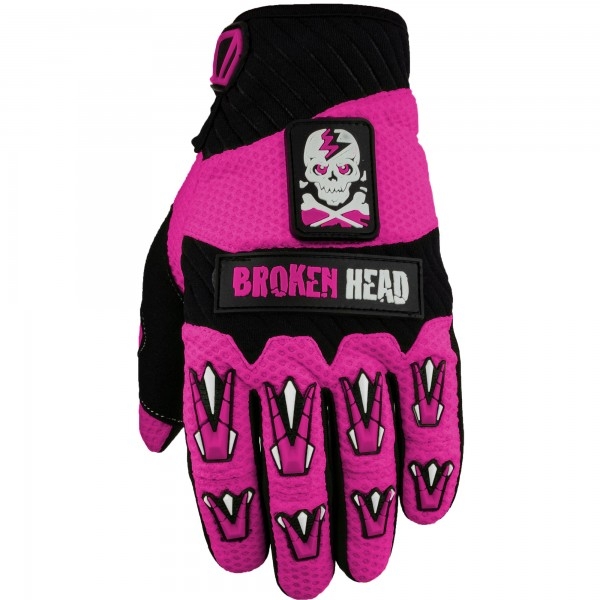 Broken Head MX Gloves Fist Punch Pink