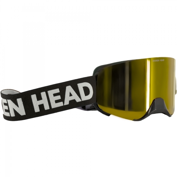 Broken Head MX Goggles Struggler Gold Mirrored