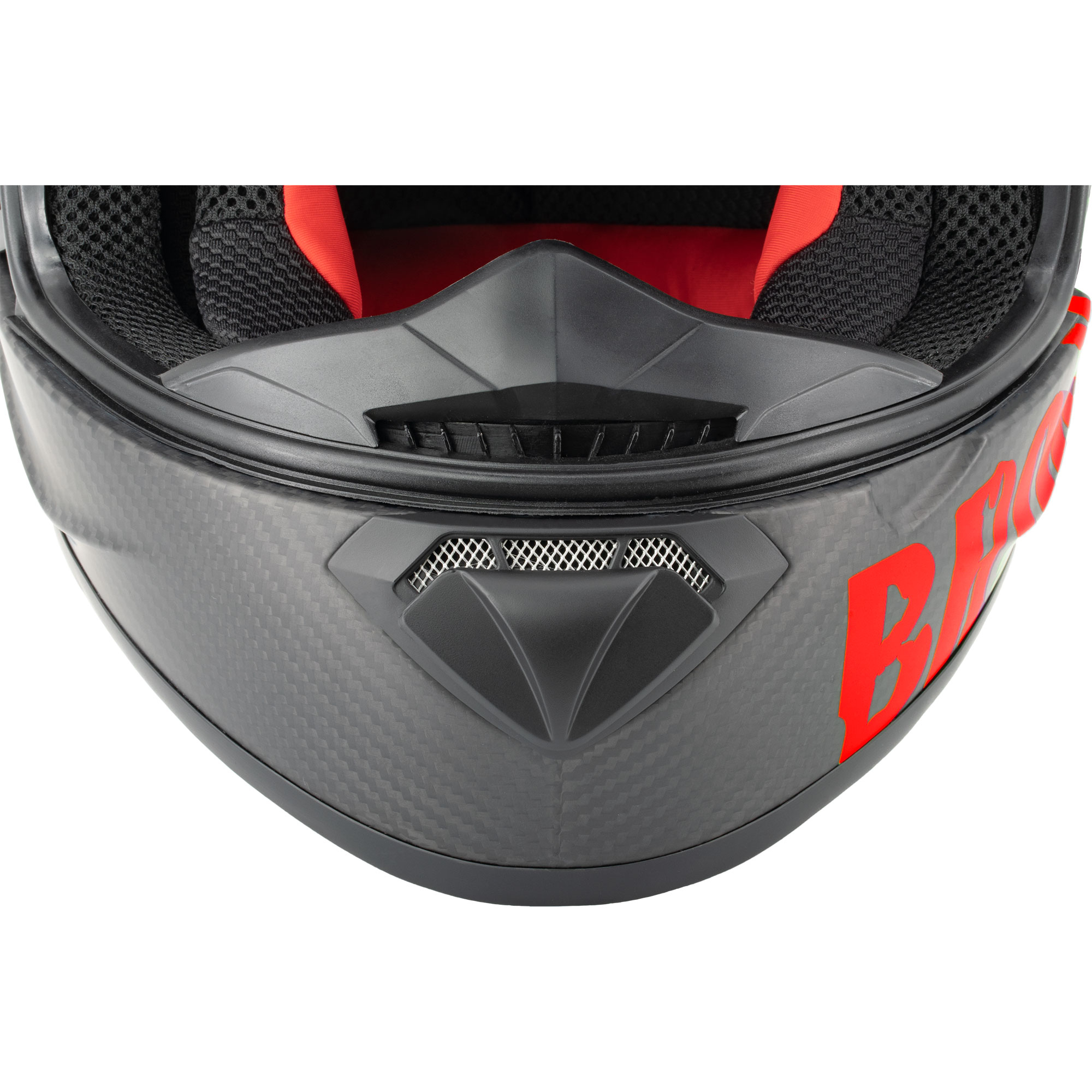 - Leichter Racing Motorradhelm & Integralhelm XS Broken Head BeProud Carbon Ltd Matt-Schwarz & Grün 53-54 cm