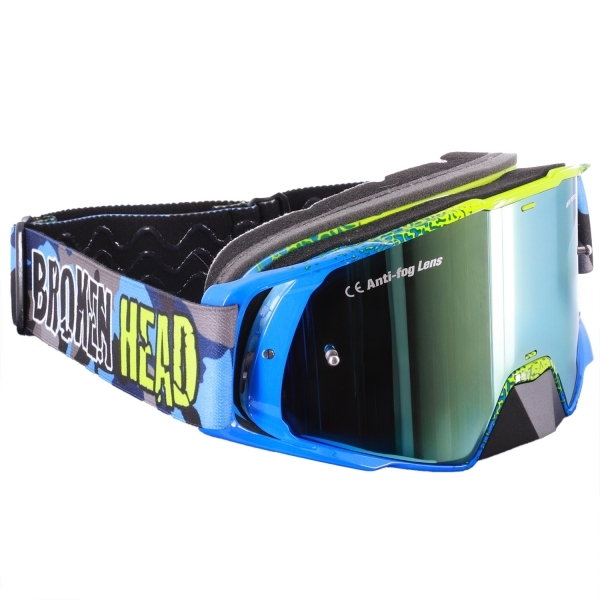 Broken Head MX-Brille SuMo Goggle MX-Regulator Blau