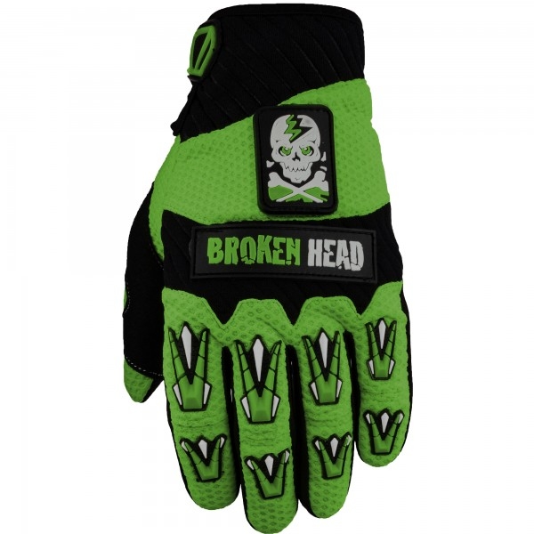 Broken Head MX Gloves Fist Beat Lime