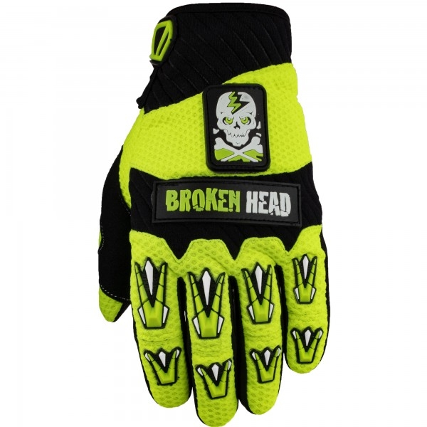 Broken Head MX Gloves Fist Beat Yellow