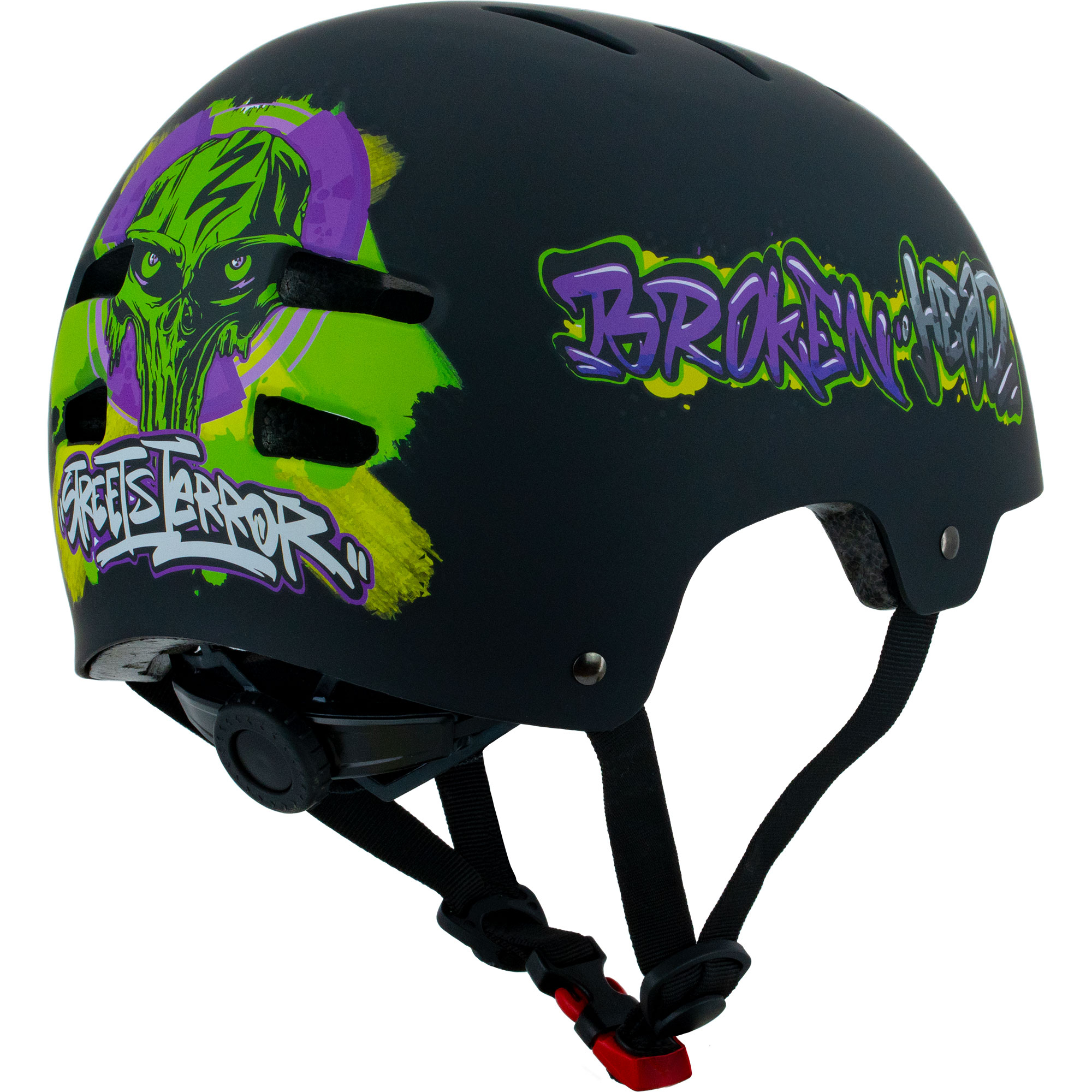 Broken Head casque de skate & casque de VTT Street Terror
