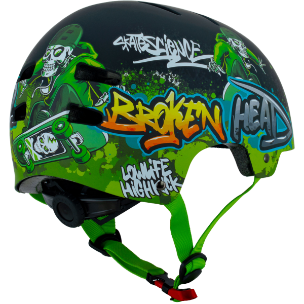 Broken Head Kids Bike &amp; Skate Helmet Skate Boner