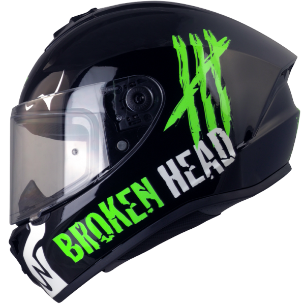 Broken Head Adrenaline Therapy 4X Black Neon Green Gloss | Limited Edition