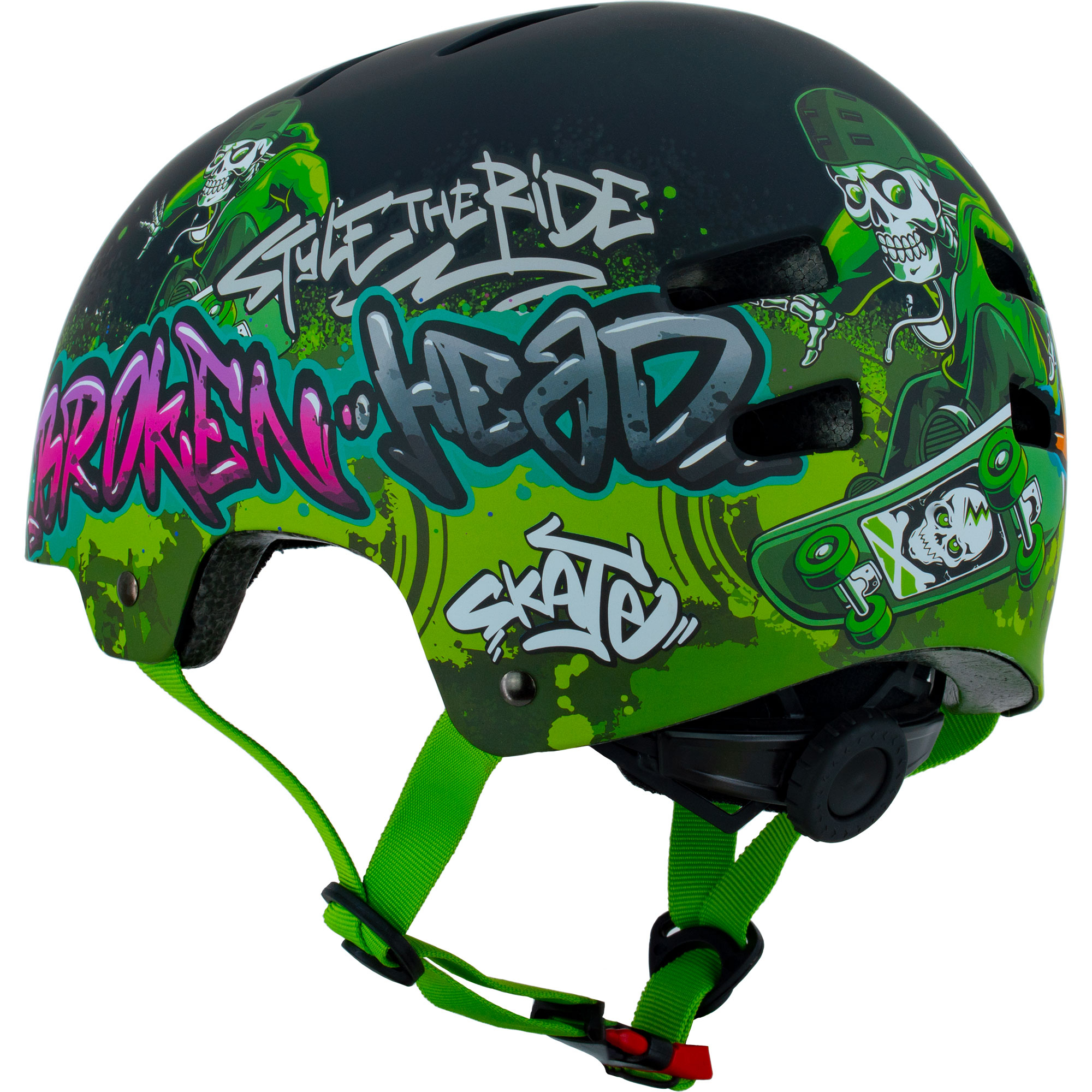 Broken Head casque de skate & casque de VTT Skate Boner